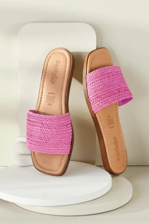 Seychelles Palms Perfection Woven Slide