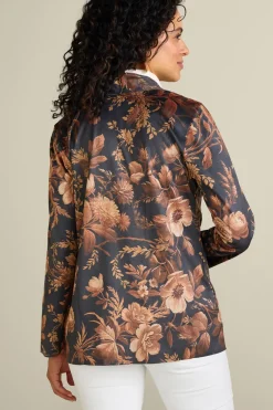 Shape Drape Faux Suede Jacket