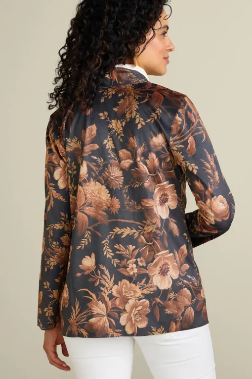 Shape Drape Faux Suede Jacket