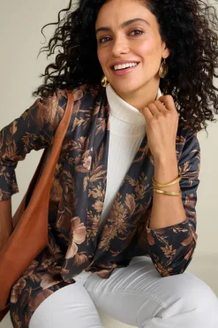 Shape Drape Faux Suede Jacket
