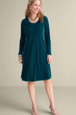 Short Santiago Velvet Dress