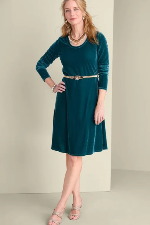 Short Santiago Velvet Dress