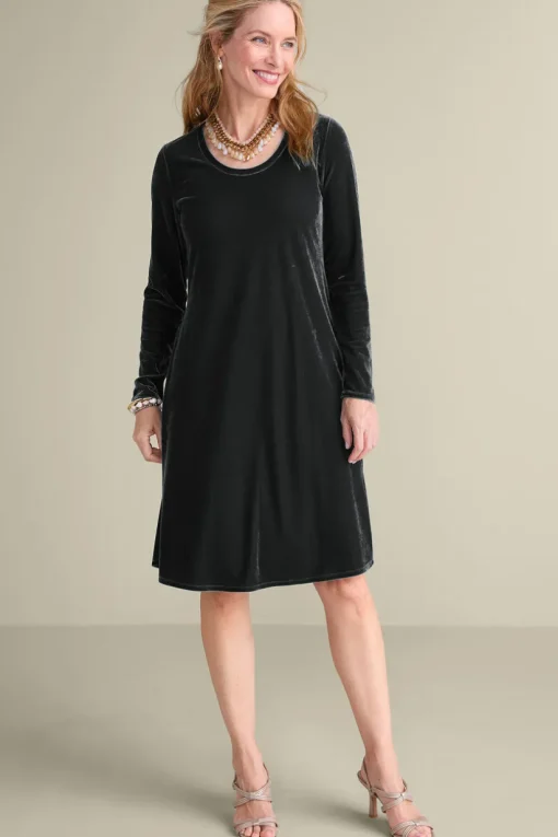 Short Santiago Velvet Dress