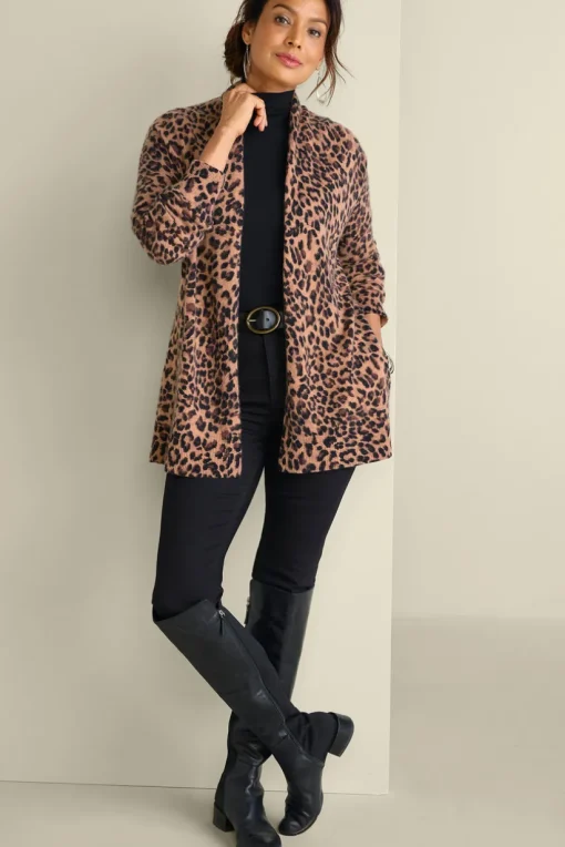 Sibyl Cashmere Printed Cardigan