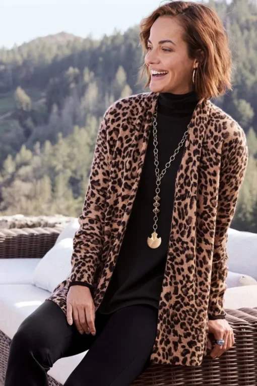 Sibyl Cashmere Printed Cardigan