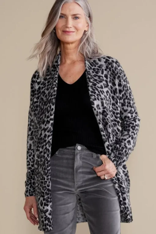 Sibyl Cashmere Printed Cardigan