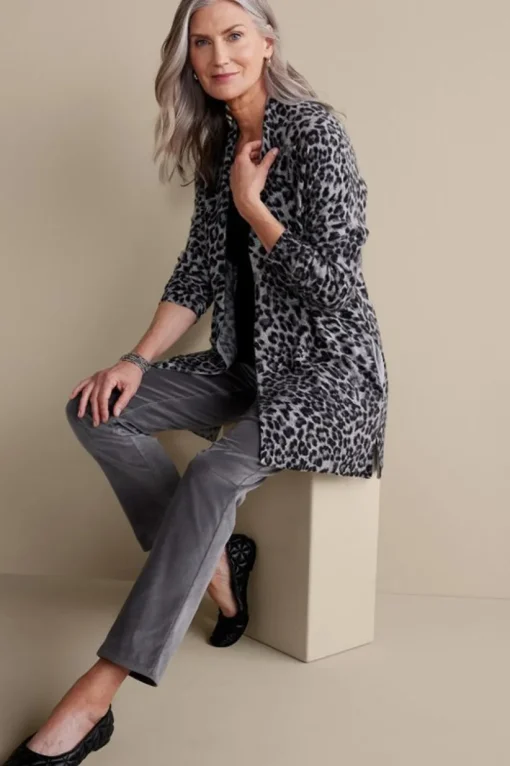 Sibyl Cashmere Printed Cardigan