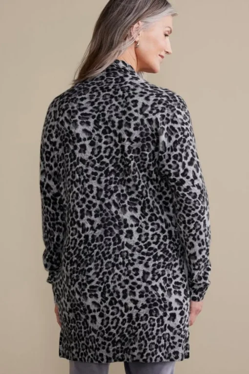 Sibyl Cashmere Printed Cardigan