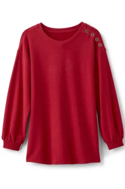 Siesta Soft Button Shoulder Tunic