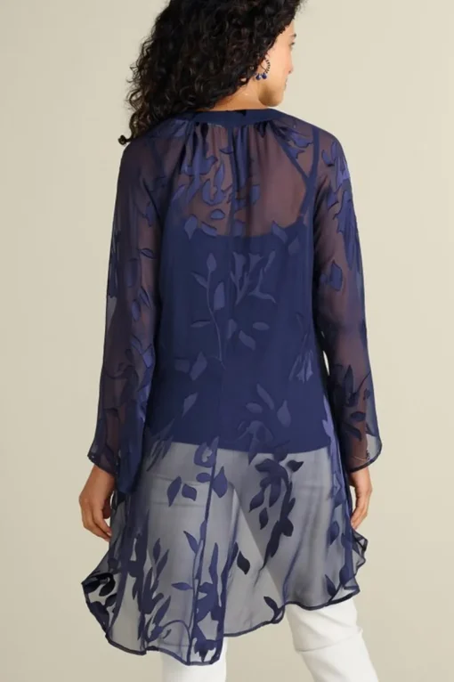 Silk Convertible Shirt & Cami