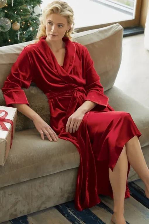 Silk Velvet Robe
