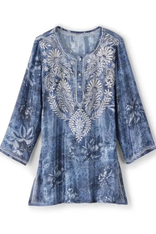 Silvia Embroidered Tunic