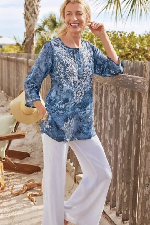 Silvia Embroidered Tunic