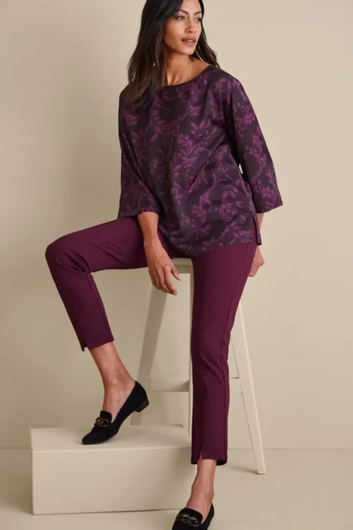Soft Essential Ponte Slim Ankle Pants