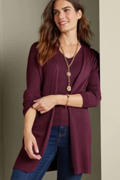 Soft Essential Ribbed Long Cardi