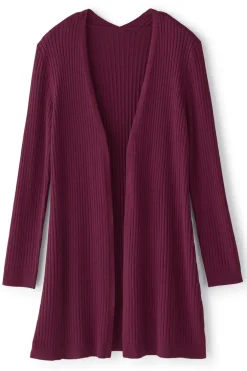 Soft Essential Ribbed Long Cardi