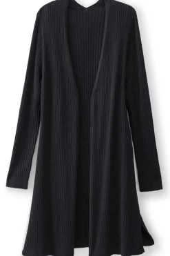Soft Essential Ribbed Long Cardi