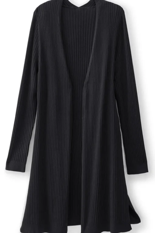 Soft Essential Ribbed Long Cardi