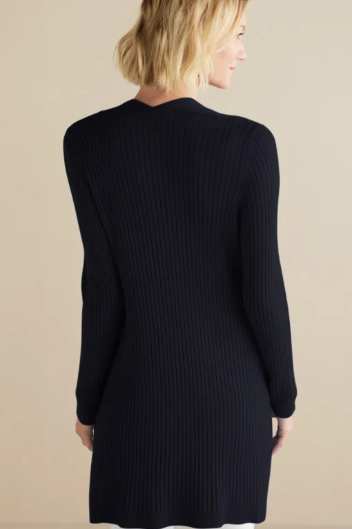 Soft Essential Ribbed Long Cardi