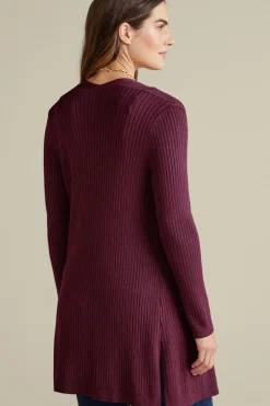 Soft Essential Ribbed Long Cardi