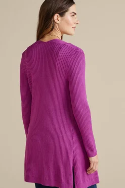 Soft Essential Ribbed Long Cardi