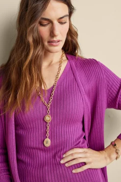 Soft Essential Ribbed Long Cardi