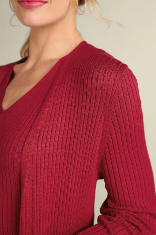 Soft Essential Ribbed Long Cardi