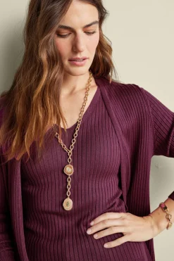 Soft Essential Ribbed Long Cardi
