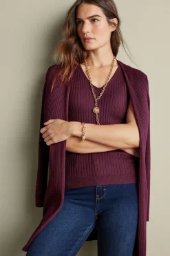 Soft Essential Ribbed Long Cardi