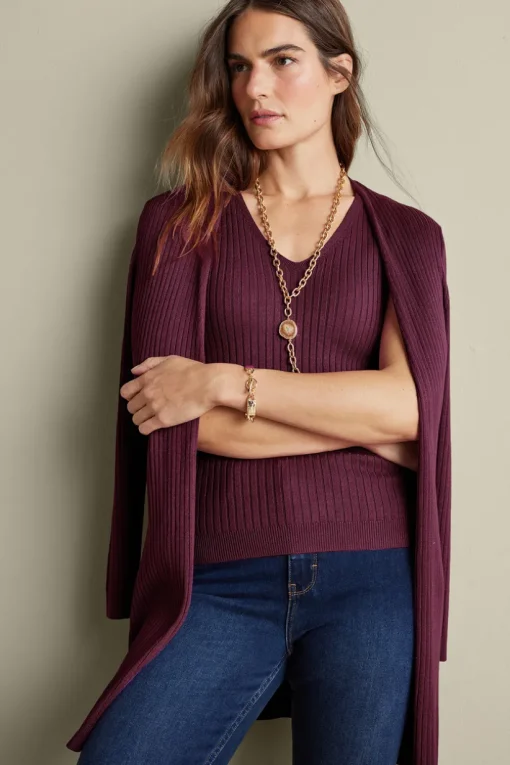 Soft Essential Ribbed Long Cardi