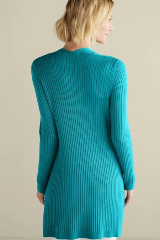 Soft Essential Ribbed Long Cardi