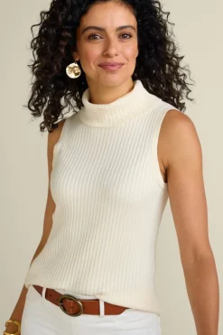 Soft Essential Ribbed Turtleneck Tank