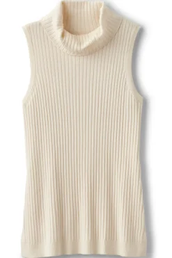 Soft Essential Ribbed Turtleneck Tank