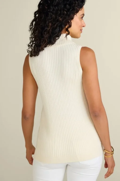 Soft Essential Ribbed Turtleneck Tank