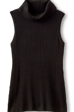 Soft Essential Ribbed Turtleneck Tank