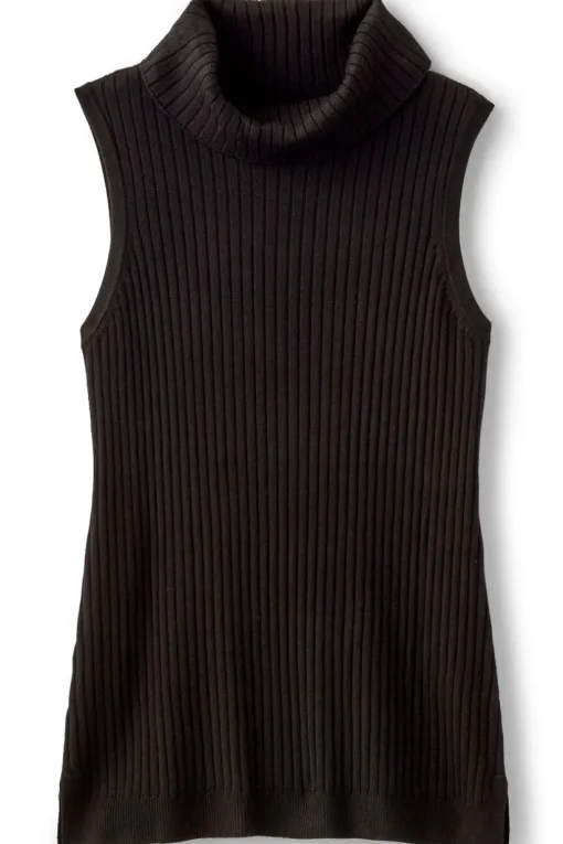 Soft Essential Ribbed Turtleneck Tank