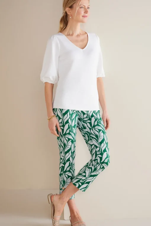 Soft Essential Superla Slim Leg Crop Pants