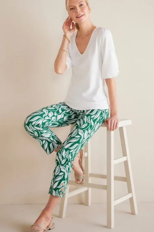 Soft Essential Superla Slim Leg Crop Pants