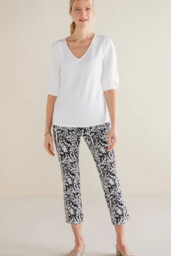 Soft Essential Superla Slim Leg Crop Pants