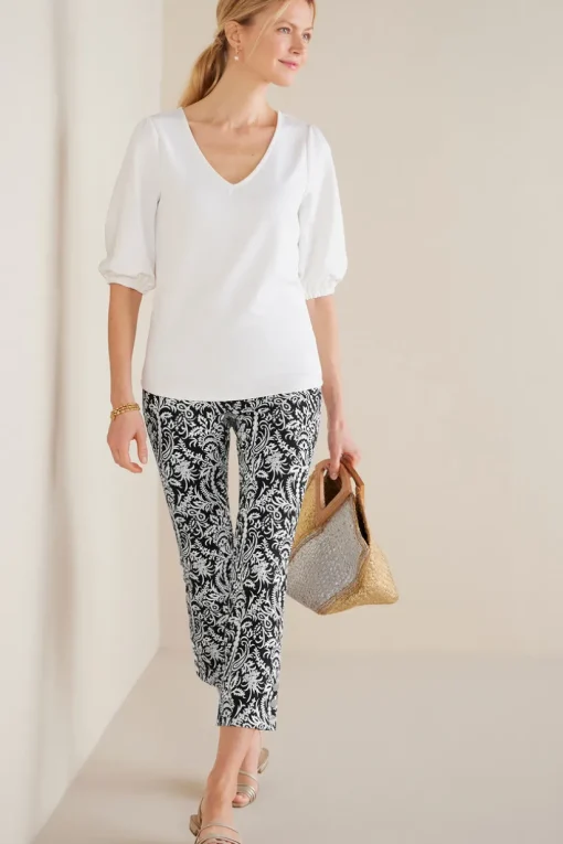 Soft Essential Superla Slim Leg Crop Pants