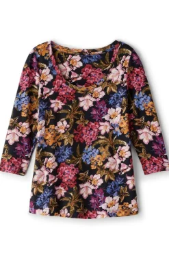 Soft Essential Supima 3/4 Sleeve Tee I