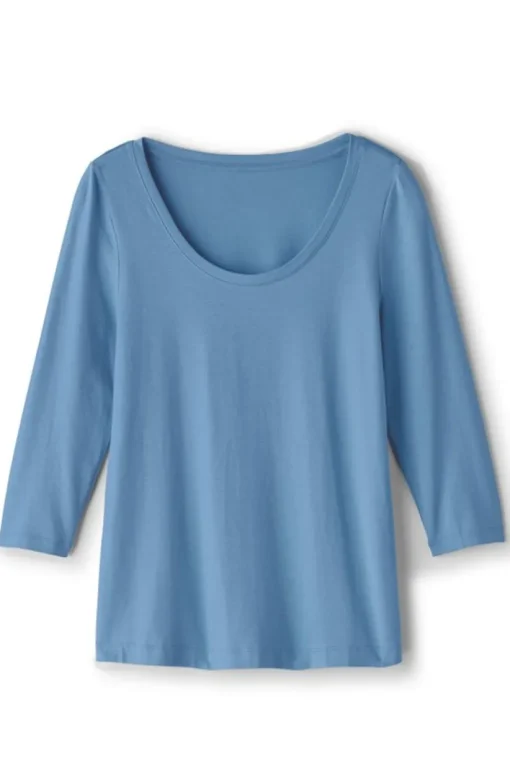 Soft Essential Supima 3/4 Sleeve Tee I