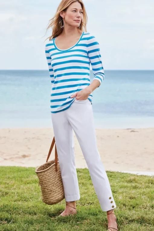 Soft Essential Supima 3/4 Sleeve Tee