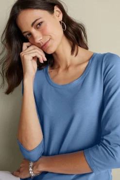 Soft Essential Supima 3/4 Sleeve Tee I