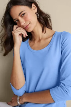 Soft Essential Supima 3/4 Sleeve Tee I