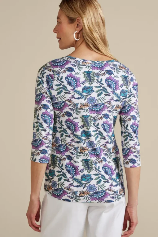Soft Essential Supima 3/4 Sleeve Tee I
