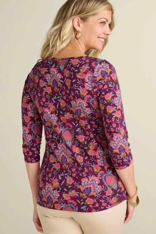 Soft Essential Supima 3/4 Sleeve Tee I
