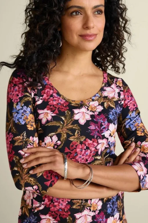 Soft Essential Supima 3/4 Sleeve Tee I