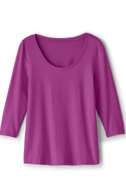 Soft Essential Supima 3/4 Sleeve Tee I