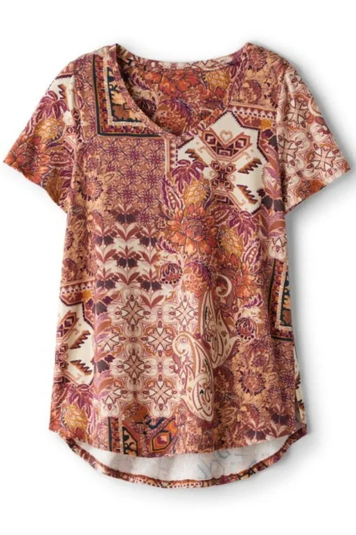 Soft Essential Supima Isabel Short Sleeve Tunic